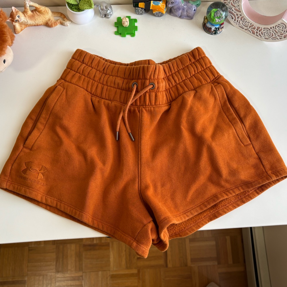 Under Armour Orange Athletic Shorts